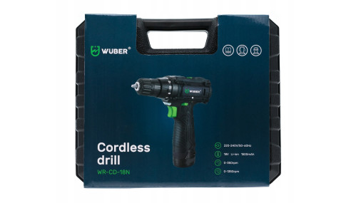 WIERTARKO WKRĘTARKA AKUMULATOROWA WALIZKA 18V 2AKU