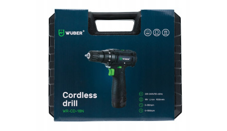 WIERTARKO WKRĘTARKA AKUMULATOROWA WALIZKA 18V 2AKU