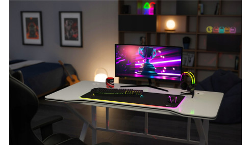 BIURKO GAMINGOWE KOMPUTEROWE DLA GRACZA HUZARO PL