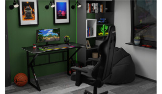 BIURKO GAMINGOWE KOMPUTEROWE DLA GRACZA HUZARO PL 2