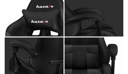 FOTEL GAMINGOWY Biurowy Obrotowy KUBEŁKOWY CARBON