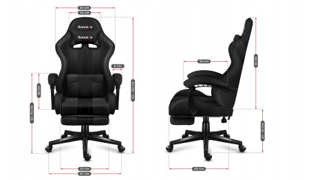 FOTEL GAMINGOWY Biurowy Obrotowy KUBEŁKOWY CARBON