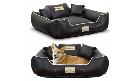 LEGOWISKO DLA PSA ROZBIERALNE EKOSKÓRA 75x65 IMIĘ