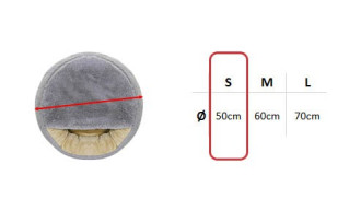 MIĘKKIE LEGOWISKO dla Psa Kota Posłanie Kojec 50cm 2