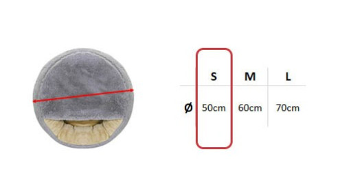 MIĘKKIE LEGOWISKO dla Psa Kota Posłanie Kojec 50cm