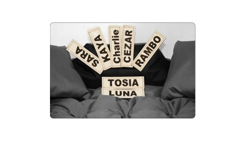 LEGOWISKO POSŁANIE DLA PSA MIŁE KANAPA 75x65 IMIĘ