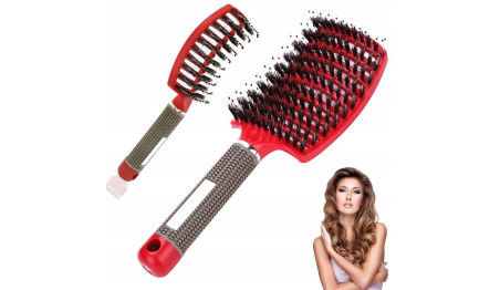 SZCZOTKA do WŁOSÓW z Włosiem Dzika PROFILOWANA