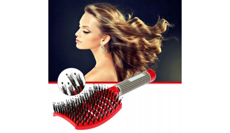 SZCZOTKA do WŁOSÓW z Włosiem Dzika PROFILOWANA