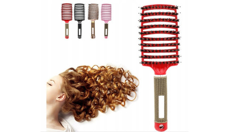 SZCZOTKA do WŁOSÓW z Włosiem Dzika PROFILOWANA