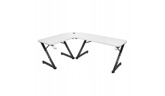 BIURKO GAMINGOWE KOMPUTEROWE NAROŻNE GRACZA HUZARO 2