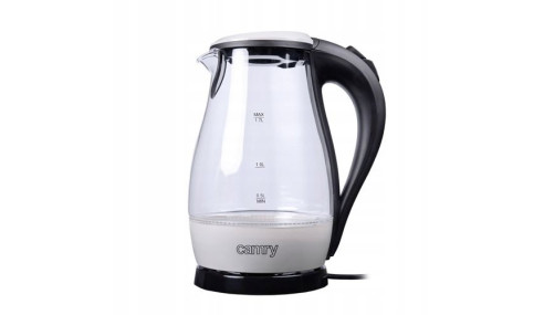 Czajnik Szklany Bezprzewodowy Podświetlany 1,7L