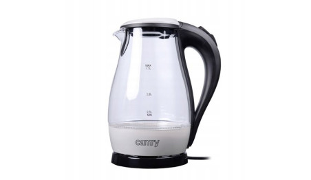 Czajnik Szklany Bezprzewodowy Podświetlany 1,7L