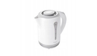 Duży Biały Czajnik Elektryczny Plastikowy 2,5L