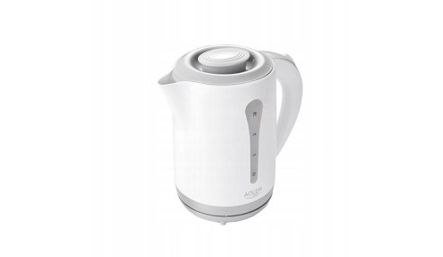 Duży Biały Czajnik Elektryczny Plastikowy 2,5L