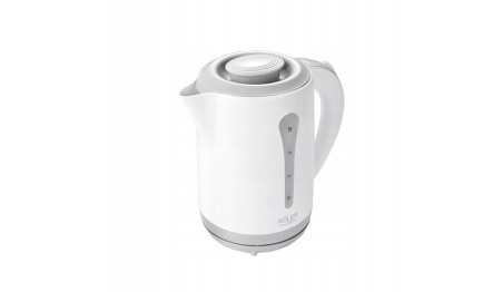 Duży Biały Czajnik Elektryczny Plastikowy 2,5L