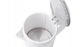 Duży Biały Czajnik Elektryczny Plastikowy 2,5L 2