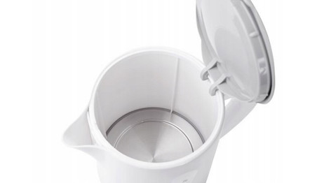 Duży Biały Czajnik Elektryczny Plastikowy 2,5L