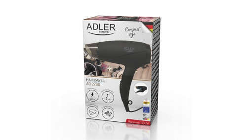 Mała Suszarka Do Włosów Składana Podróżna 1200W