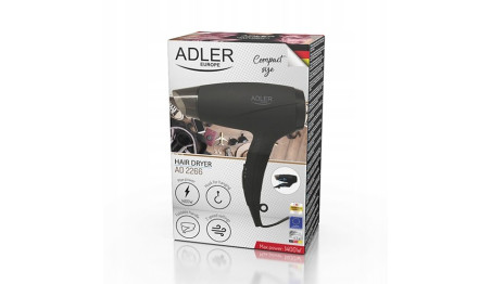 Mała Suszarka Do Włosów Składana Podróżna 1200W