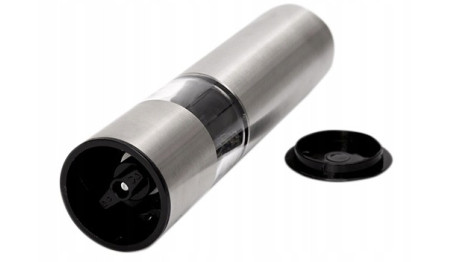 Elektryczny Młynek Pieprz Sól Przyprawy Stalowy