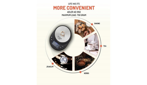 Waga Elektroniczna Precyzyjna Jubilerska Do 750g