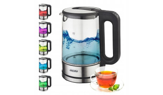 CZAJNIK ELEKTRYCZNY 1,7L 2200W MESKO ŚWIECI LED