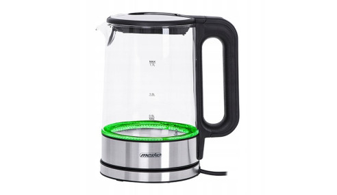 CZAJNIK ELEKTRYCZNY 1,7L 2200W MESKO ŚWIECI LED