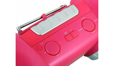 Radio z Bluetooth / USB Różowe Camry