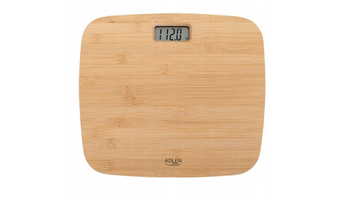 Elektroniczna Waga Łazienkowa Bambusowa Do 150KG