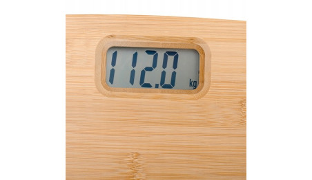 Elektroniczna Waga Łazienkowa Bambusowa Do 150KG