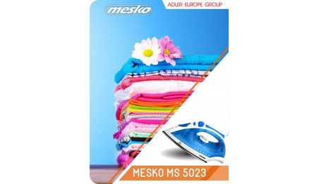 ŻELAZKO PAROWE STALOWE MESKO 2200W