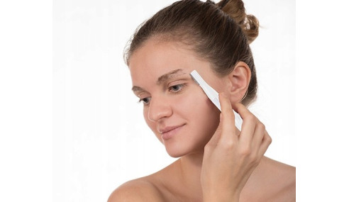 TRYMER DO BRWI TWARZY BIKINI DAMSKA GOLARKA BIAŁA