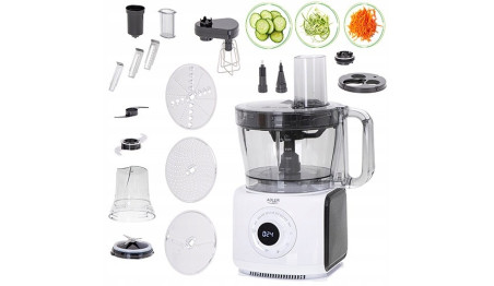 WIELOFUNKCYJNY ROBOT KUCHENNY LCD 12W1 ADLER