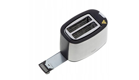 Toster Opiekacz na 2 Grzanki Ruszt Regulacja 900W