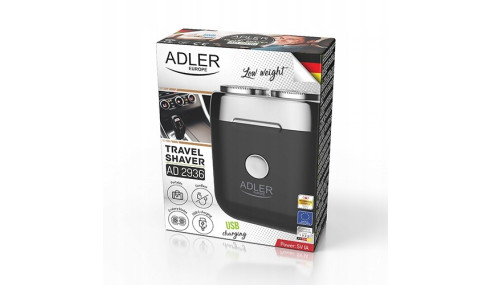 GOLARKA PODRÓŻNA MĘSKA ROTACYJNA BEZPRZEWODOWA USB