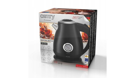 CZAJNIK ELEKTRYCZNY Z TERMOMETREM 1,7L 2200W CAMRY