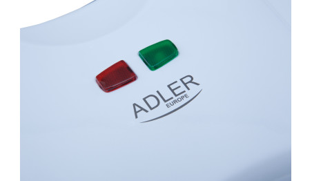 Gofrownica Adler 2 Gofry Solidna Biała 700W