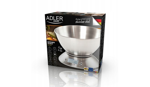 Elektroniczna Waga Kuchenna do 5kg Misa 2L Tara