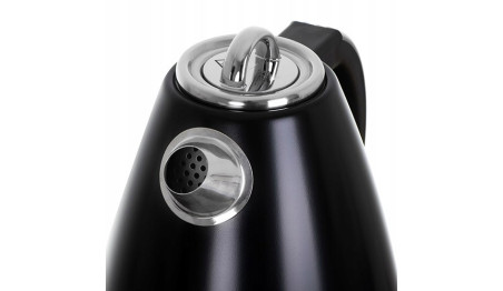 Czajnik Elektryczny Klasyczny Metalowy Czarny 1,5L