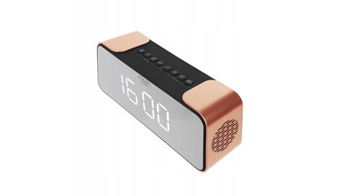 RADIOBUDZIK FM ZEGAR ALARM BLUETOOTH SD USB ADLER