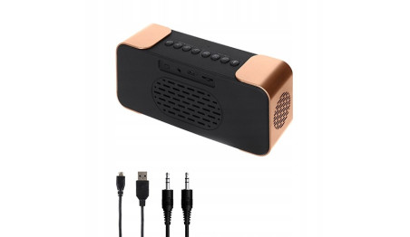 RADIOBUDZIK FM ZEGAR ALARM BLUETOOTH SD USB ADLER