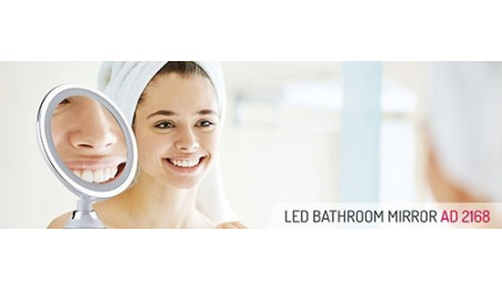 Lusterko łazienkowe kosmetyczne do makijażu LED