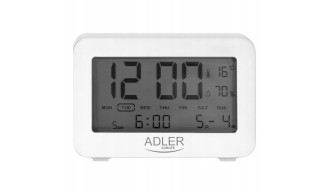 ZEGAR Elektroniczny STACJA TEMPERATURA BUDZIK WILG