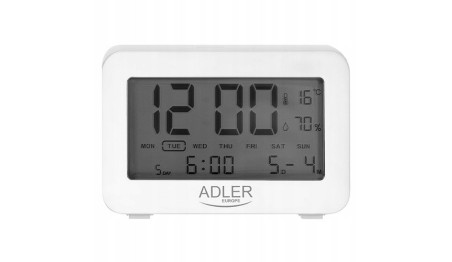 ZEGAR Elektroniczny STACJA TEMPERATURA BUDZIK WILG