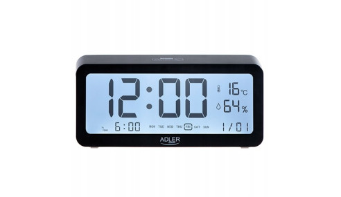 Adler Budzik AD 1195b Czarny, Funkcja alarmu