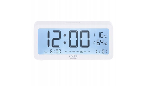 Adler Budzik AD 1195w Biały, Funkcja alarmu