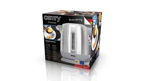 Czajnik Elektryczny Bezprzewodowy Metalowy 1,2L