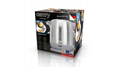 Czajnik Elektryczny Bezprzewodowy Metalowy 1,2L