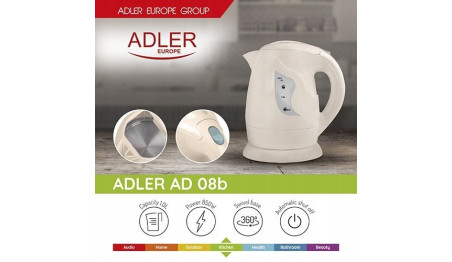 Czajnik Elektryczny Bezprzewodowy Plastikowy 1,0L