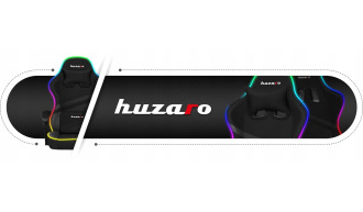 FOTEL GAMINGOWY obrotowy komputerowy biurowy Krzesło dla Gracza LED RGB 2